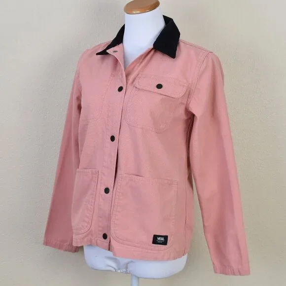 Vans Drill Chore Coat Jacket Rose Dawn Pink - XS - Picture 5 of 10